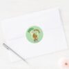 Scooby Doo Happy Halloween Classic Round Sticker