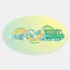 Scooby Doo Mystery Machine I Brake For Pizza Oval Sticker