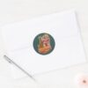 Scooby Doo Pile Of Pizza Munchies Graphic Classic Round Sticker