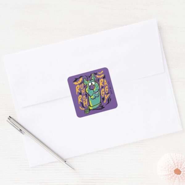 Scooby Doo Ruh Roh Raggy Square Sticker