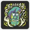 Scooby Doo Scared Shaggy Square Sticker