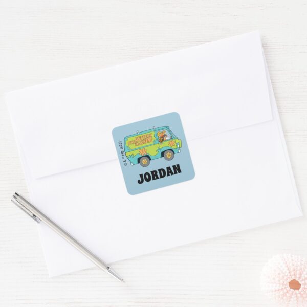 Scooby-Doo___The_Mystery_Machine___Add_Your_Name_Square_Sticker_3 Scooby Doo The Mystery Machine Add Your Name Square Sticker