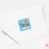 Scooby Doo Whole Gang 18 Add Your Name Square Sticker