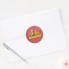 Scooby Doo Groovy Gang Retro Cartoon Graphic Classic Round Sticker