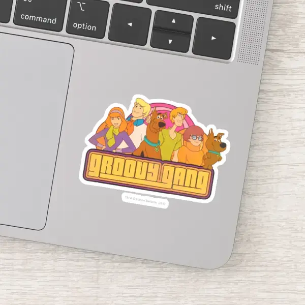 Scooby-Doo____Groovy_Gang__Retro_Cartoon_Graphic_Sticker_14 Scooby Doo Groovy Gang Retro Cartoon Graphic Sticker