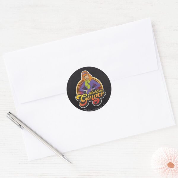 Scooby-Doo____Meddling_Ginger__Daphne_Classic_Round_Sticker_3 Scooby Doo Meddling Ginger Daphne Classic Round Sticker