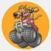 Scooby_Doo-Monster_Truck_Classic_Round_Sticker_1 Scooby Doo Monster Truck Classic Round Sticker