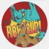 Scooby_Doo__Reeeelp!__Classic_Round_Sticker_1 Scooby Doo Reeeelp Classic Round Sticker