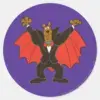 Scooby_Dracula_Classic_Round_Sticker_1 Scooby Dracula Classic Round Sticker