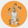 Scooby Mommy Classic Round Sticker