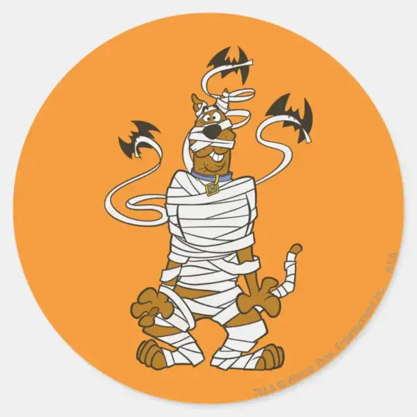 Scooby_Mommy_Classic_Round_Sticker_1 Scooby Mommy Classic Round Sticker
