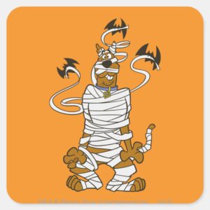 Scooby Mummy Square Sticker