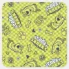 Scooby Snacks Galore Checker Pattern Square Sticker