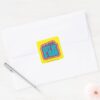 Scooby And The Gang Get Up Run Graphic Square Sticker