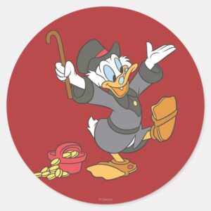 Scrooge McDuck Classic Round Sticker