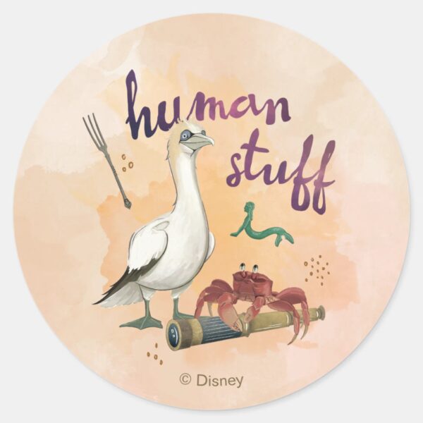 Scuttle’s_Human_Stuff_Classic_Round_Sticker_1 Scuttles Human Stuff Classic Round Sticker