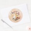 Scuttles Human Stuff Classic Round Sticker