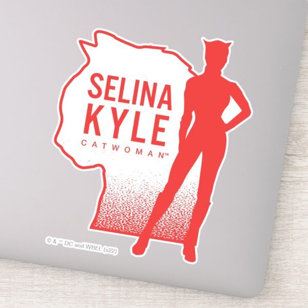 Selina_Kyle_Catwoman_Outline_Logo_Sticker_1 Selina Kyle Catwoman Outline Logo Sticker