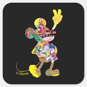 Sensational 6 A Friend Collage Square Sticker