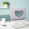 Sesame Sesame Count Von Count Doodle Heart Sticker
