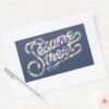 Sesame_Sesame___Doodle_Logo_Rectangular_Sticker_3 Sesame Sesame Doodle Logo Rectangular Sticker