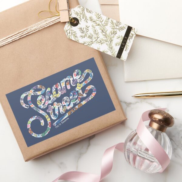 Sesame_Sesame___Doodle_Logo_Rectangular_Sticker_5 Sesame Sesame Doodle Logo Rectangular Sticker