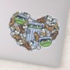 Sesame_Sesame___Oscar_the_Grouch_Doodle_Heart_Sticker_1 Sesame Sesame Oscar The Grouch Doodle Heart Sticker