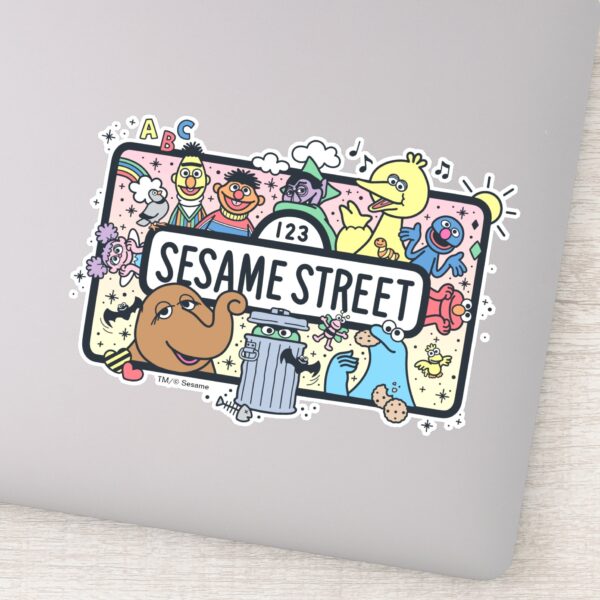 Sesame_Sesame___Sesame_Pals_Doodle_Sign_Sticker_1 Sesame Sesame Sesame Pals Doodle Sign Sticker