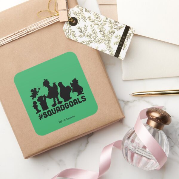 Sesame_Street_-_#SquadGoals_Square_Sticker_5 Sesame Street SquadGoals Square Sticker