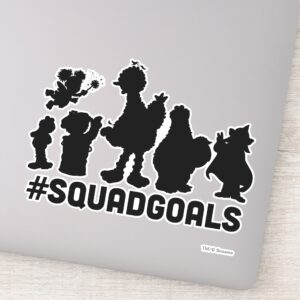 Sesame Street SquadGoals Sticker