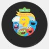 Sesame Street Character Art Classic Round Sticker