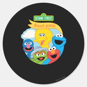 Sesame_Street_Character_Art_Classic_Round_Sticker_1 Sesame Street Character Art Classic Round Sticker