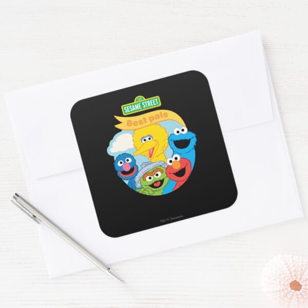 Sesame_Street_Character_Art_Square_Sticker_3 Sesame Street Character Art Square Sticker