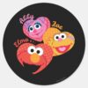 Sesame_Street_Friends_Classic_Round_Sticker_1 Sesame Street Friends Classic Round Sticker