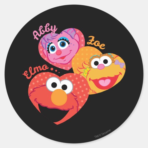 Sesame_Street_Friends_Classic_Round_Sticker_1 Sesame Street Friends Classic Round Sticker