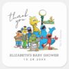 Sesame_Street_Pals_Baby_Shower_Thank_You_Square_Sticker_1 Sesame Street Pals Baby Shower Thank You Square Sticker