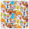 Sesame_Street_Pals_Doodley_Pattern_Square_Sticker_1 Sesame Street Pals Doodley Pattern Square Sticker