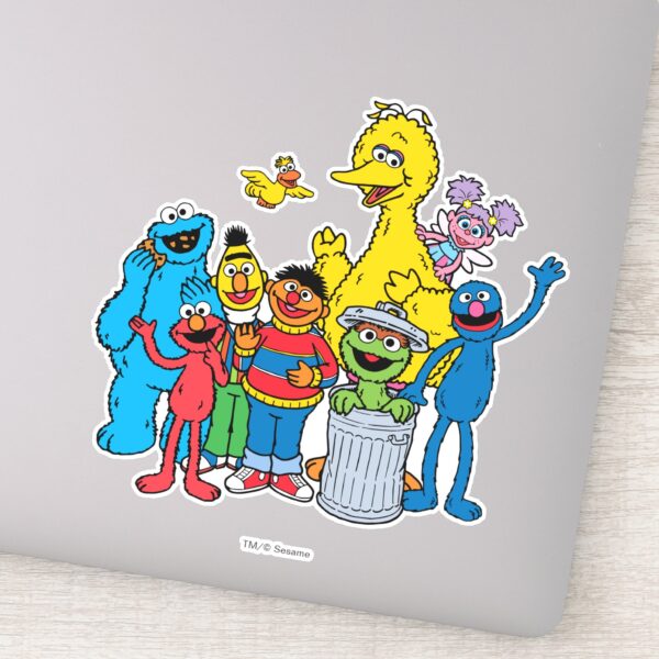 Sesame_Street_Pals_Waving_Sticker_1 Sesame Street Pals Waving Sticker