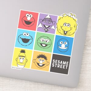 Sesame Street Pals Color Blocks Sticker