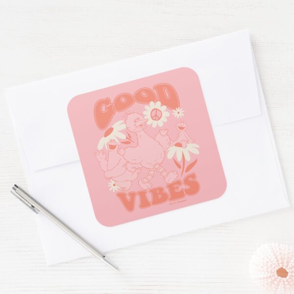 Sesame_Street_Pals___Good_Vibes_Square_Sticker_3 Sesame Street Pals Good Vibes Square Sticker