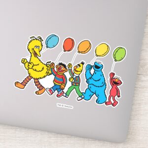 Sesame Street Pals Party Balloons Sticker