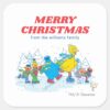 Sesame_Street_Winter___Merry_Christmas_Square_Sticker_1 Sesame Street Winter Merry Christmas Square Sticker