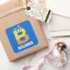 Sesame_Street___B_is_for_Big_Bird_Square_Sticker_5 Sesame Street B Is For Big Bird Square Sticker