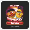 Sesame_Street___Bert_&_Ernie_Themed_Birthday_Square_Sticker_1 Sesame Street Bert Ernie Themed Birthday Square Sticker