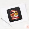 Sesame_Street___Bert_&_Ernie_Themed_Birthday_Square_Sticker_3 Sesame Street Bert Ernie Themed Birthday Square Sticker