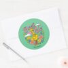Sesame_Street___Best_Yellow_Bird_Pals_Classic_Round_Sticker_3 Sesame Street Best Yellow Bird Pals Classic Round Sticker