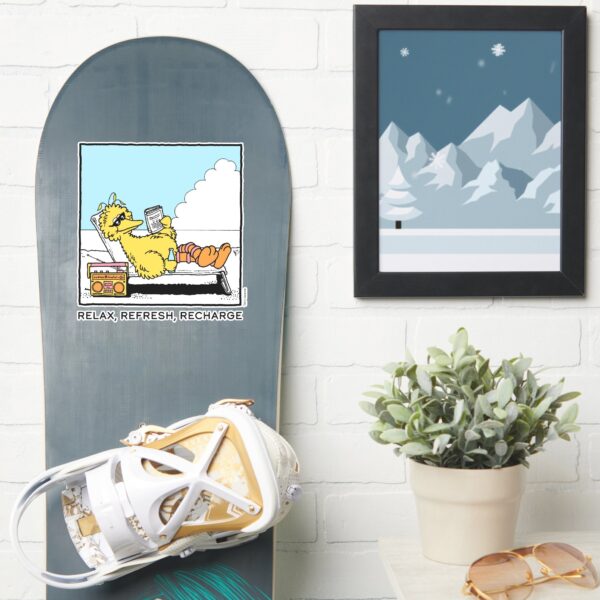 Sesame_Street___Big_Bird_Relax_Refresh_Recharge_Sticker_7 Sesame Street Big Bird Relax Refresh Recharge Sticker
