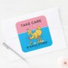 Sesame_Street___Big_Bird_Take_Care_of_Each_Other_Square_Sticker_3 Sesame Street Big Bird Take Care Of Each Other Square Sticker