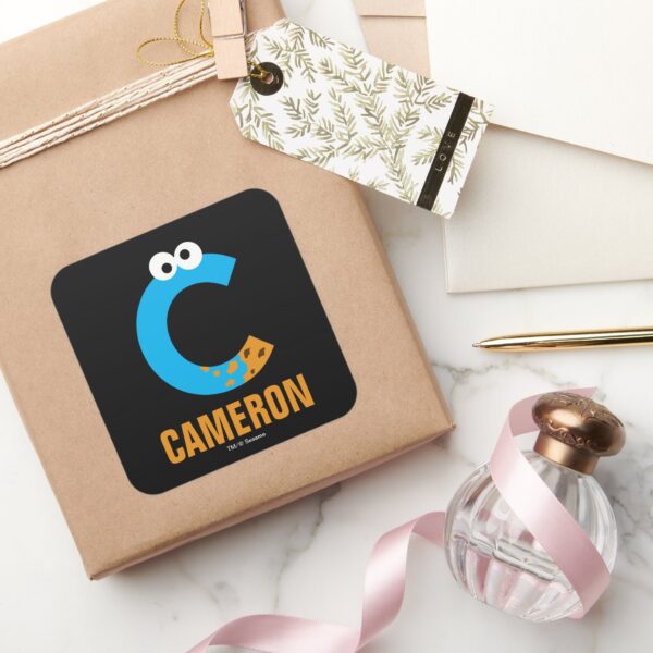 Sesame_Street___C_is_for_Cookie_Monster_Square_Sticker_5 Sesame Street C Is For Cookie Monster Square Sticker