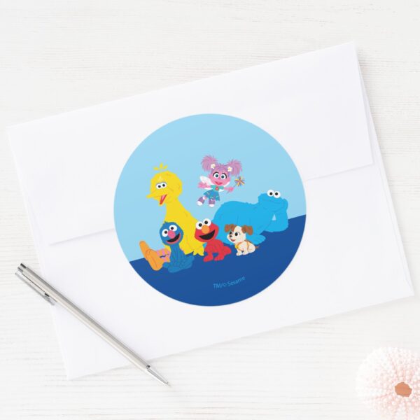 Sesame_Street___Colorful_Sesame_Street_Pals_Classic_Round_Sticker_3 Sesame Street Colorful Sesame Street Pals Classic Round Sticker